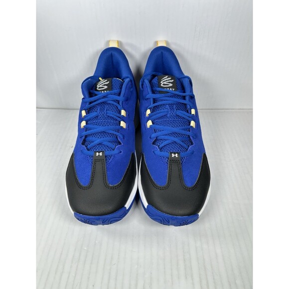 Under Armour Curry 3Z 25 Suede Basketball Shoes Royal White Men\'s 11 6000750-400